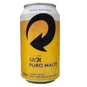 SKOL LATA PURO MALTE 350ML PCT C/12