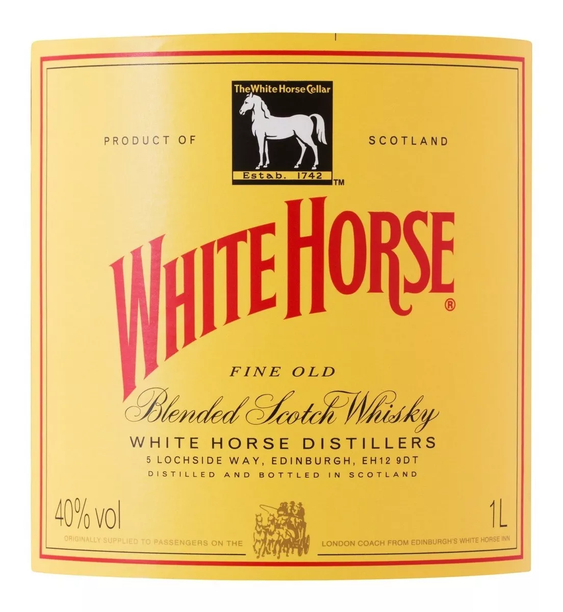 Whisky Escocês White Horse 8 Anos 1 Litro (Cavalo Branco) - Imagem 5