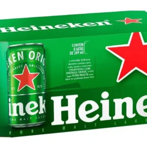 Cerveja Heineken Lata Puro Malte Lager 8 Unidades - 269ml