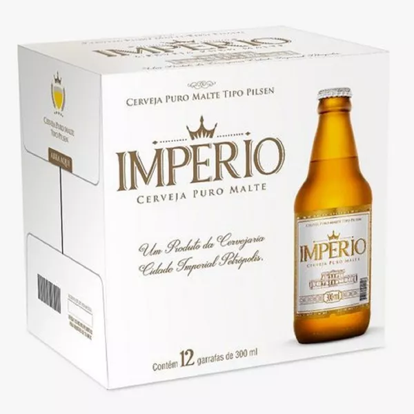 Cerveja Império 300ml com 12 unidades