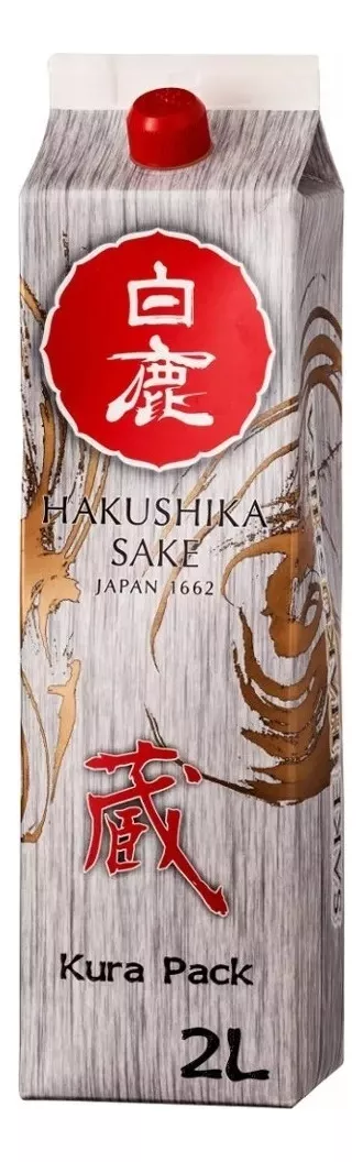 Sake Saque Premium Hakushika Japonês Kura Pack 2l 2000ml