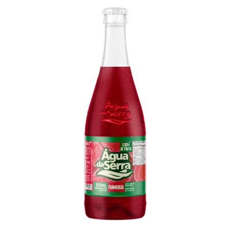 Refrigerante Água da Serra Framboesa 200 ml - 12 unidades