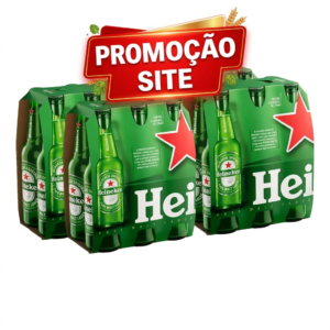 Cerveja HEINEKEN Long Neck Garrafa 330ml - 24 Unidades