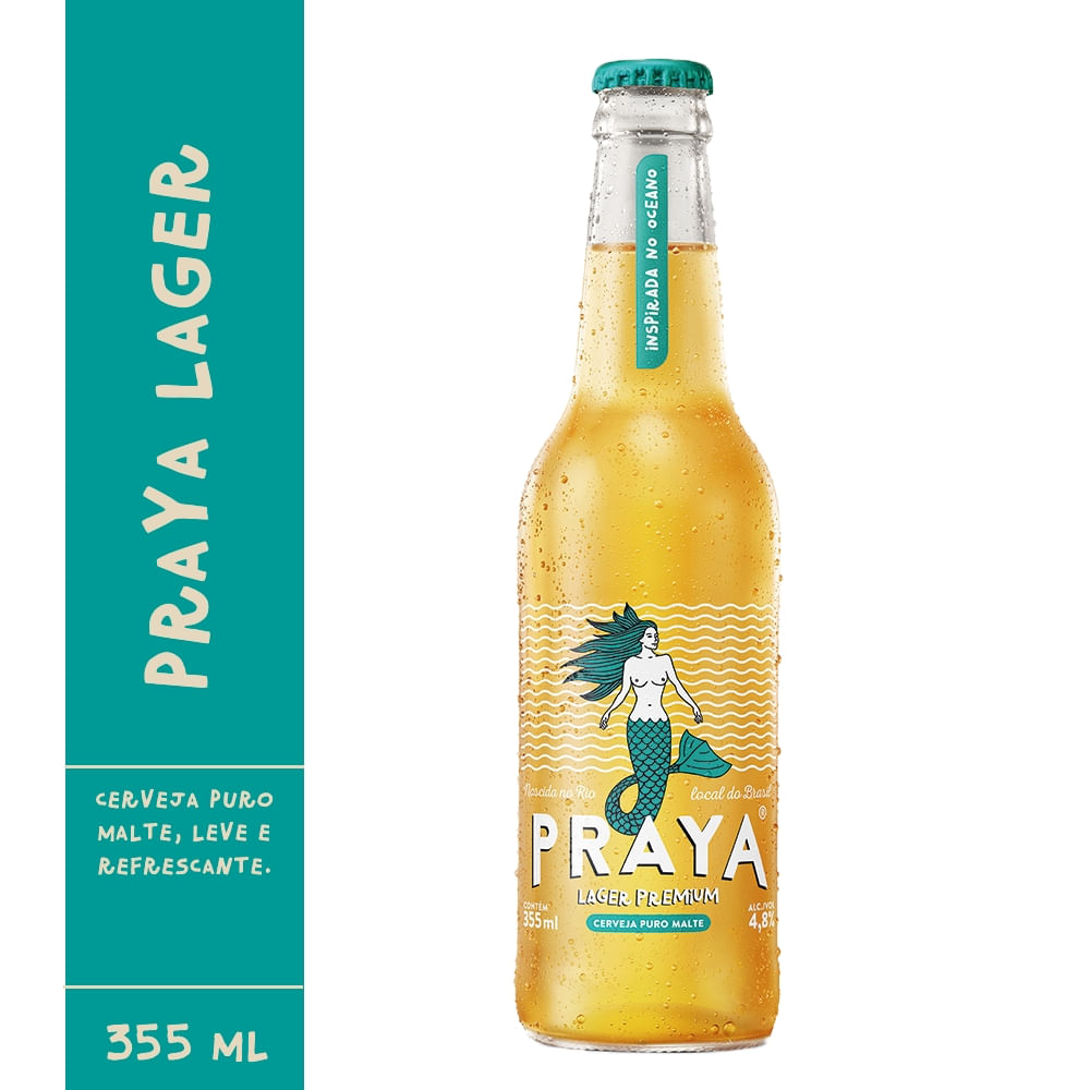 Cerveja Praya Larger Long Neck 355ml